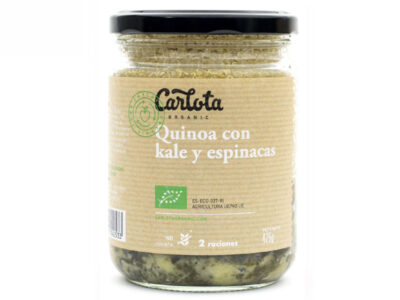 Quinoa com couve e espinafre 425g Carlota Organic