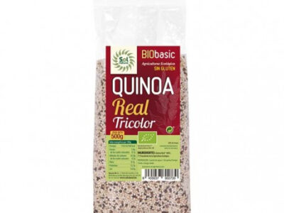 Quinoa real tricolor sin glúten bio 500g sun natural
