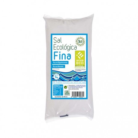 Sal fino ecológico ebro 1kg sol natural