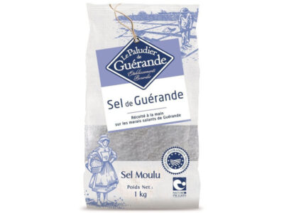 Sal cinza fino de Guerande 1 kg Le Paludier de Guerande