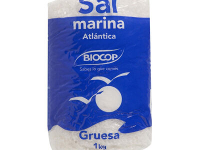 Sal marinho atlântico espesso 1 kg biocop