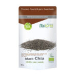 Semente de chia preta/sementes de chia preto bio 400g biotone