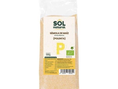Semolina de milho (polenta) Bio 500 g Natural Sun