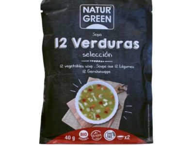 12 sopa de vegetais acima de 40g naturgreen