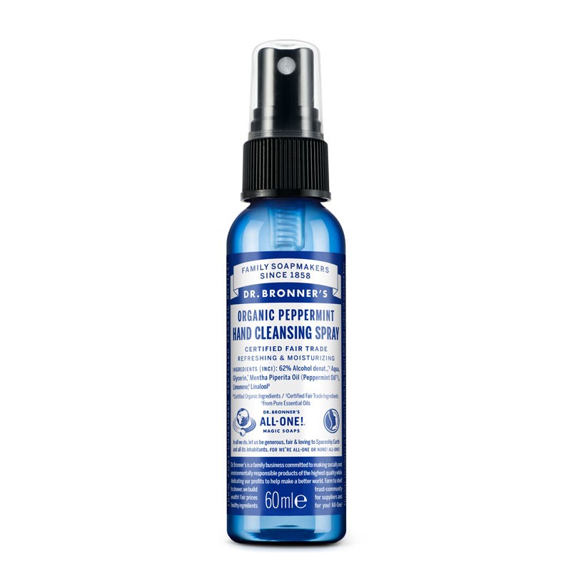 Spray Desinfetante Mint 60ml Dr. Bronner's