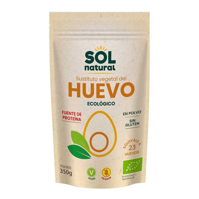 Substituto vegetal de ovo do sol natural bio 350g