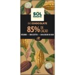 Comprimido de chocolate preto 85% bio 70g Sun Natural