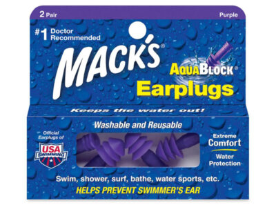 Aquablock 2 Pares Caps de ouvido de Mack