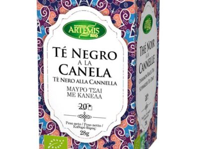 TE preto com canela bio 20 filtros Artemis