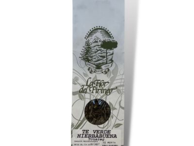 Verde te com boa grama 100 g a flor dos pirineus