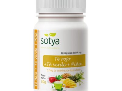 Red Te, Green TE e Pineapple 60 cápsulas Sotya