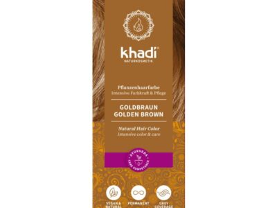 Dye de ervas marrons dourados 100g Khadi