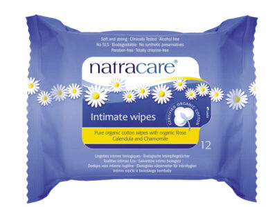 Limpos íntimos no dispensador 12 unidades natracare