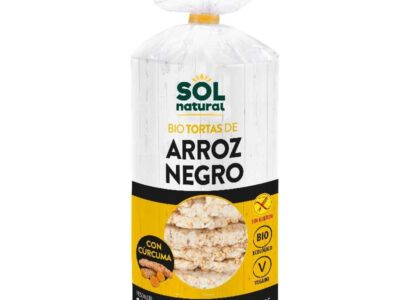 Arroz preto e curchas S/glúten bio 100g Sun Natural