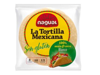 Blanco glúten Black Tortilla 200g Nagual