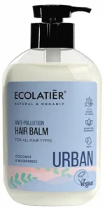 Bálsamo Condicionador Todos os Tipos de Cabelo Coco e AmoraPreta 400ml  Ecolatier
