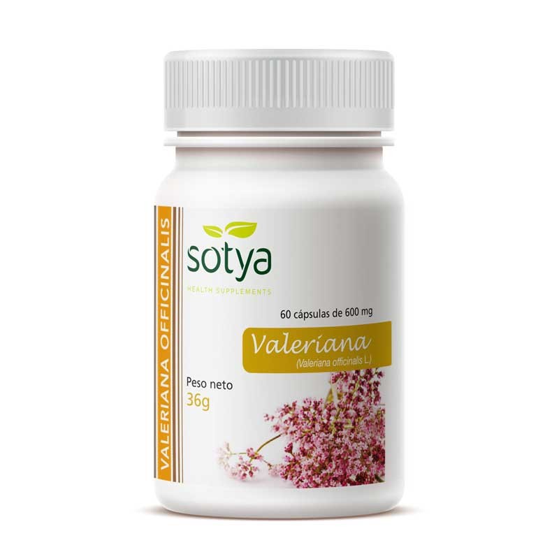 Valeriana 600mg 60 Capsulas Sotya