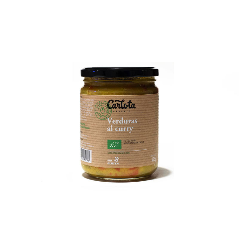 Vegetais para curry bio 425g Carlota Organic