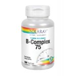 Complexo de vitamina B 75 - 100VCAPS Solaray