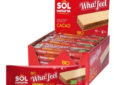 Whafeel Snack Spell and Cocoa Bio 20x30g Natural Sun