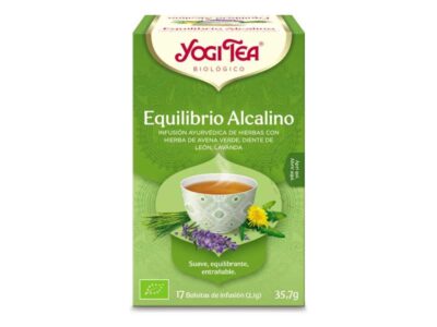 Equilíbrio alcalino de chá de iogue 17 filtros