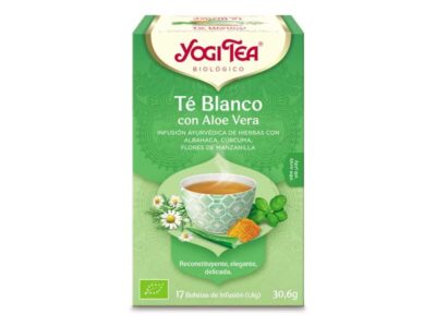 TEA YOGI Branco com Aloe Vera Bio 17 Filtro