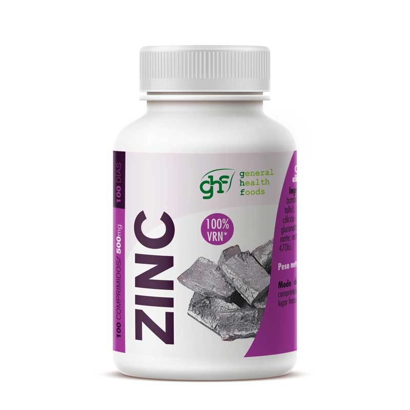 Zinco 500mg 100 GHF comprimidos