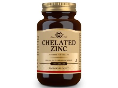 Zinco Quelado 22mg 100 comprimidos de solgar