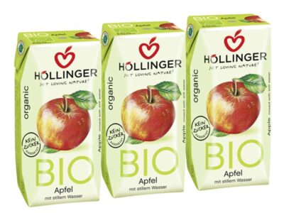Suco de maçã bio 3x200ml Hollinger