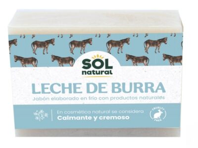 Sabonete de leite de burra,100g - Sol Natural