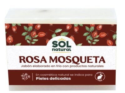 Sabonete de rosa mosqueta, 100g - Sol Natural