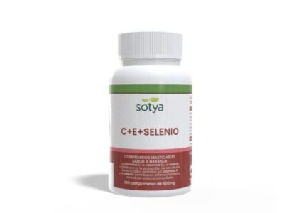 Vitamina C, E + Selenium Antioxidante 500mg 100 comprimidos - Sotya