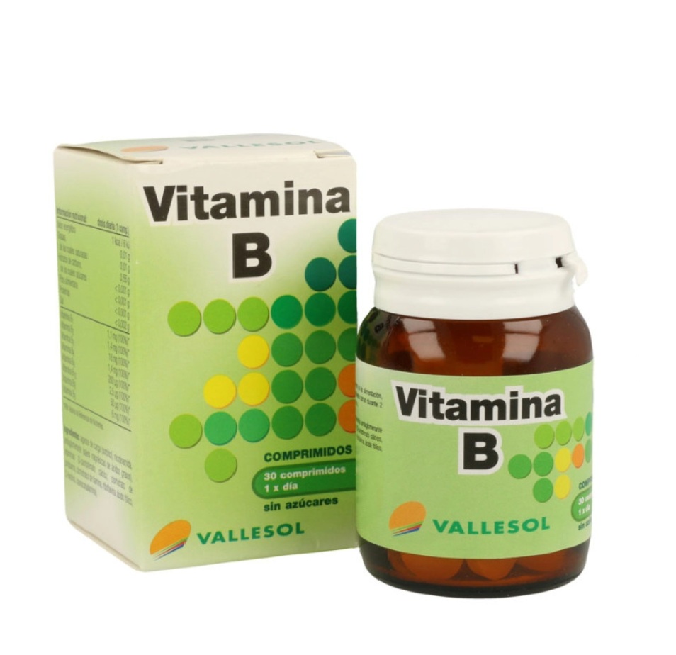 Complexo de vitamina B 30 comprimidos Vallesol